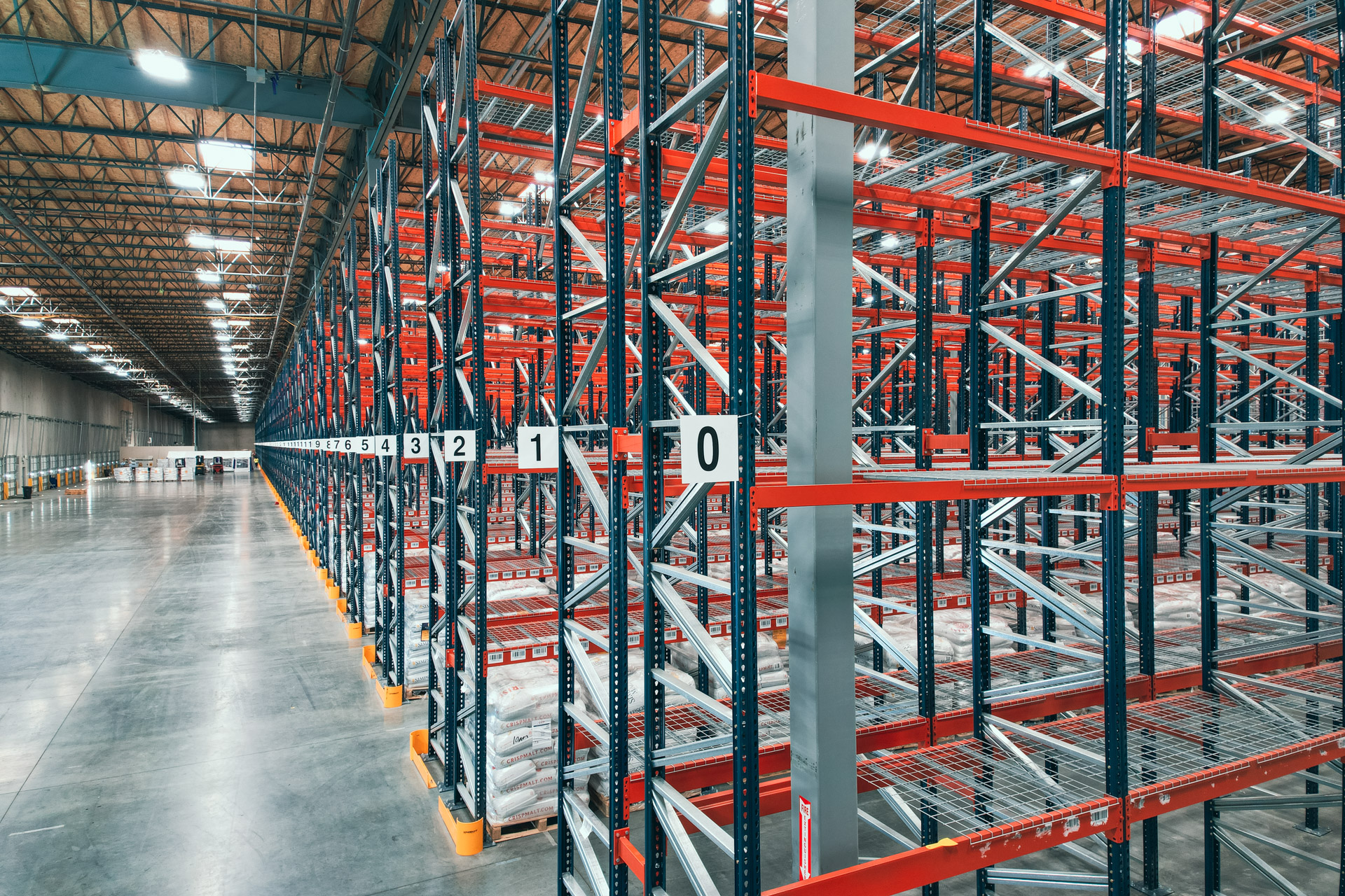 Industrial pallet racking warehouse in Bethany Oklahoma