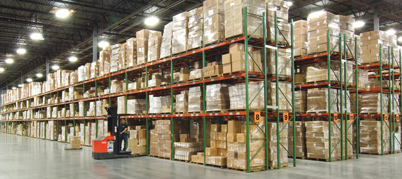Industrial pallet racking warehouse in Oklahoma City Oklahoma